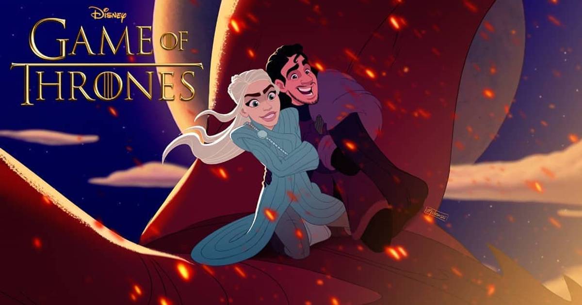 Die "Game of Thrones"-Charaktere im Disney-Stil - Noizz