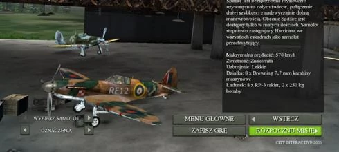 Screen z gry Combat Wings: Bitwa o Anglię