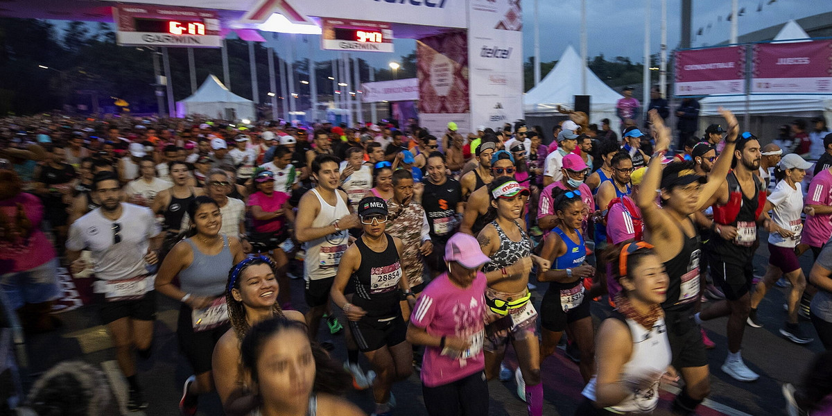 Maraton w Meksyku. Zdyskwalifikowano jedenaście tysięcy biegaczy!