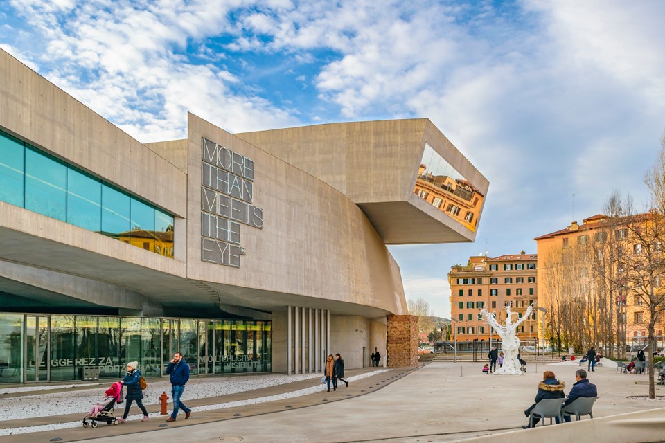 Muzeum Sztuki Nowoczesnej MAXXI w Rzymie, Zaha Hadid 