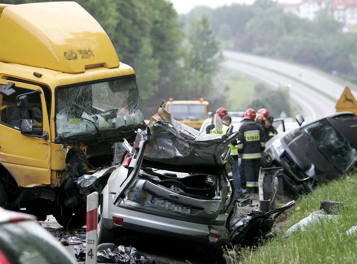 Zobacz mapę śmierci na polskich drogach