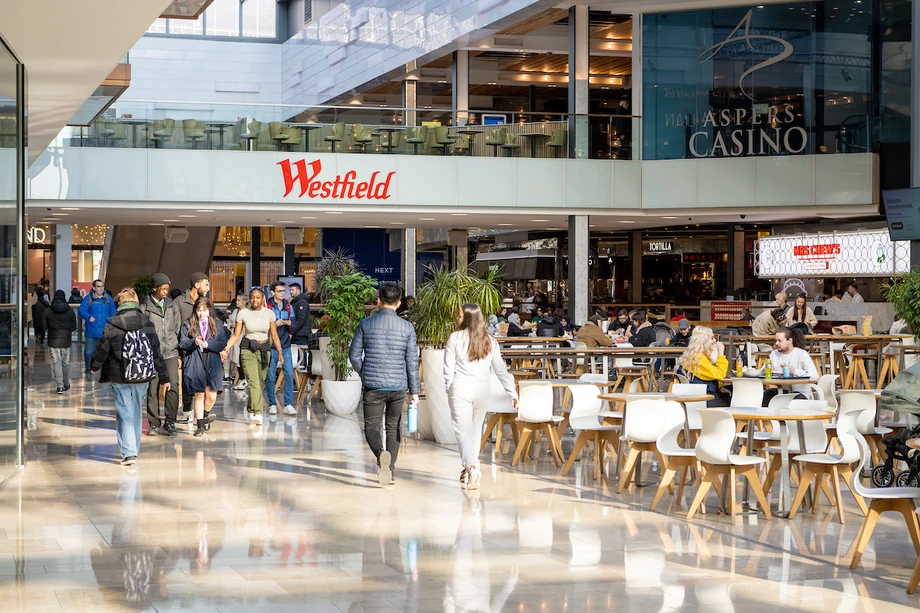 Jedno z centrów handlowych Unibail-Rodamco-Westfield w Londynie