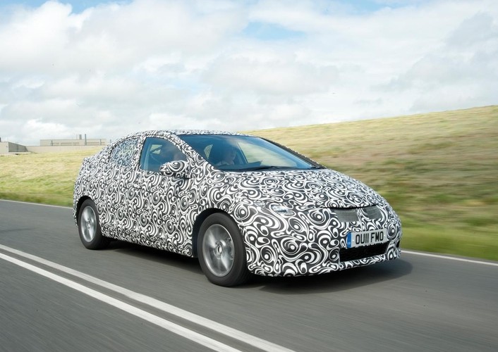 Nowa honda civic w fazie testów