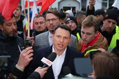 Mentzen spryskany gazem. 'Następnym razem będę lepiej przygotowany na posiedzenie Sejmu!'