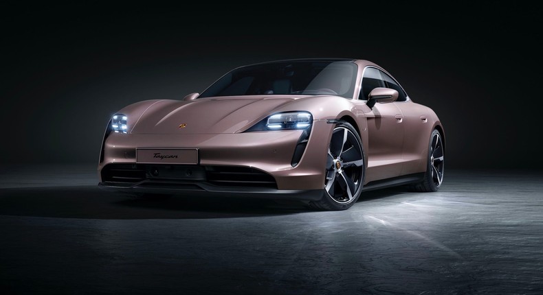 The 2021 Porsche Taycan.
