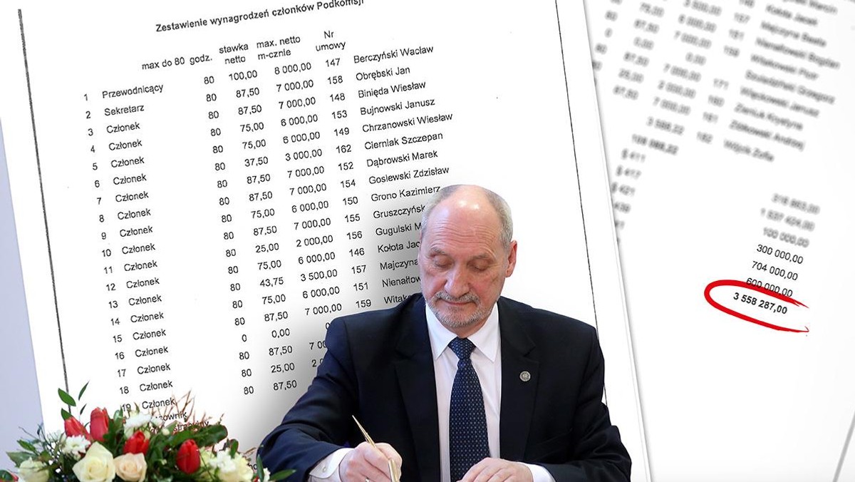 płace, podkomisja, macierewicz