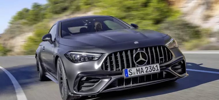 Mercedes-AMG CLE Coupe. Firma tnie gamę, ale dodaje mocy