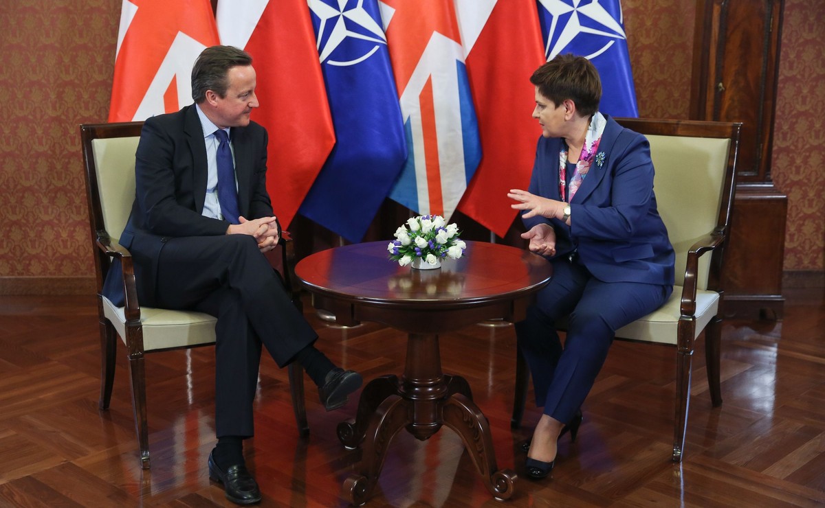 Beata Szydło i David Cameron