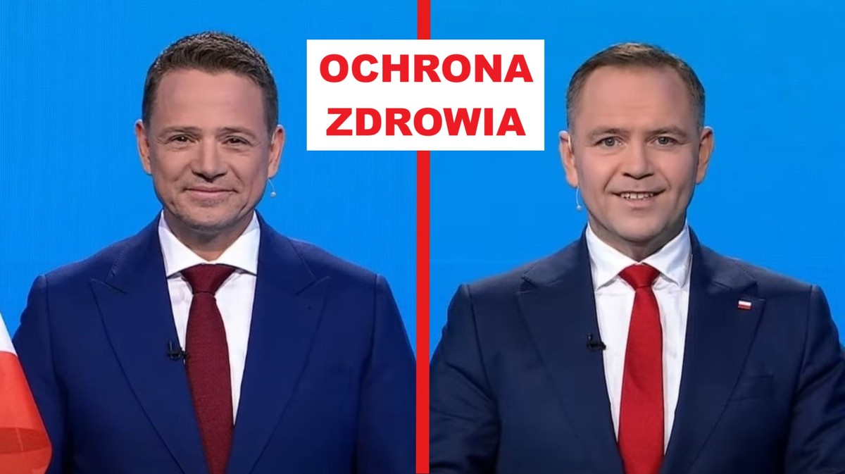Podczas debaty jeden na jeden zarówno Rafał Trzaskowski, jak i Karol Nawrocki, nazywali ochronę zdrowia "służbą"