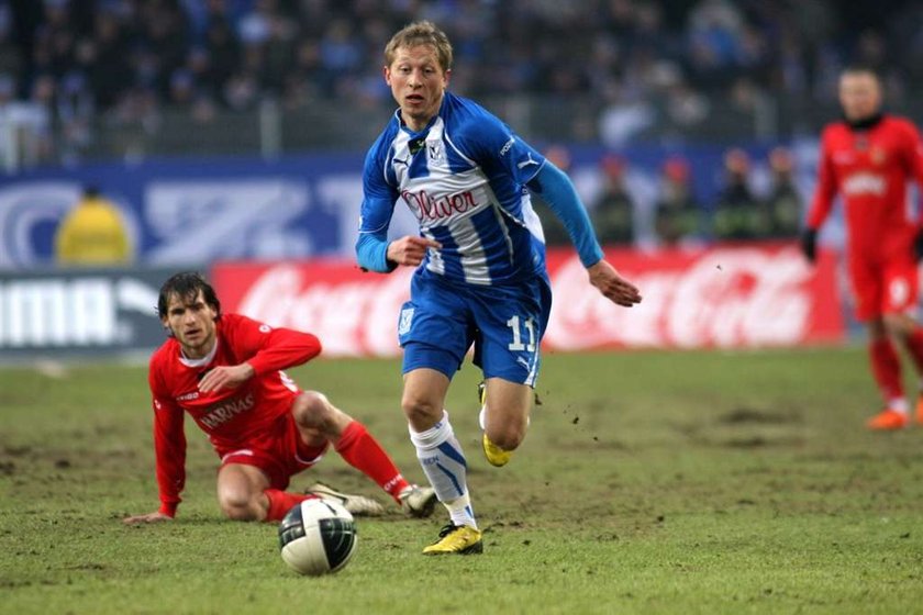 Lech Poznań - Widzew Łódź 1:0 w meczu 16. kolejki ekstraklasy