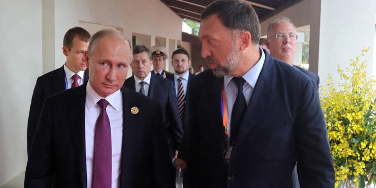 Oleg Deripaska uchodzi za bliskiego przyjaciela Władimira Putina