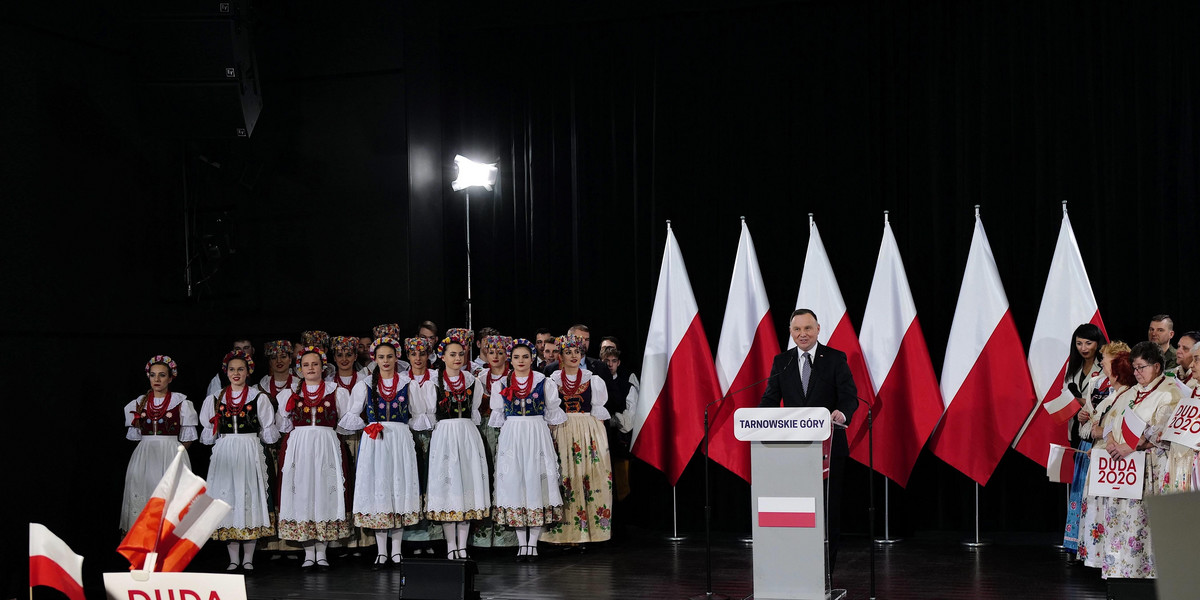 Spotkanie z Andrzejem Dudą w Tarnowskich Górach