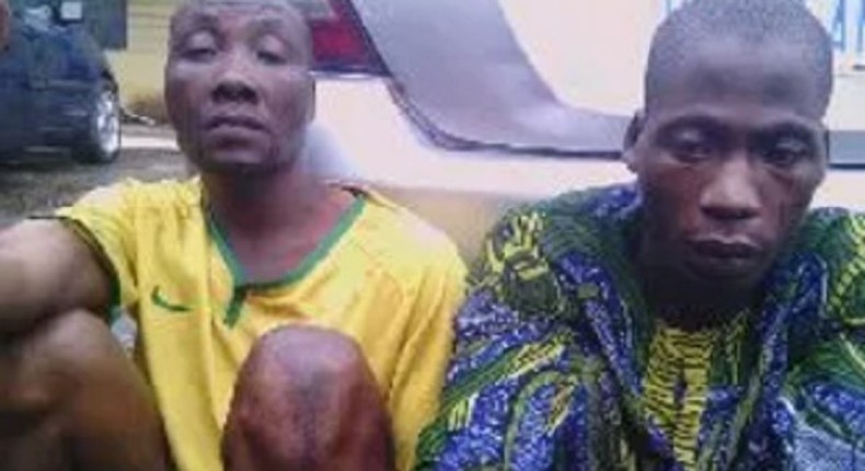 The juju robbers, Saidi Olalekan and Joshua Akinsola