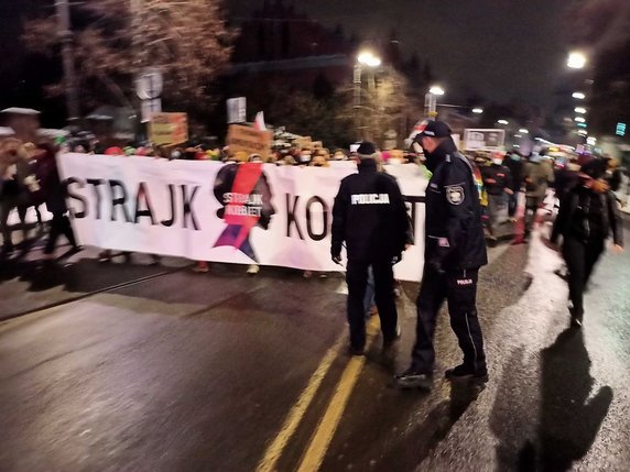 Kraków - Protesty przeciwko decyzji TK 