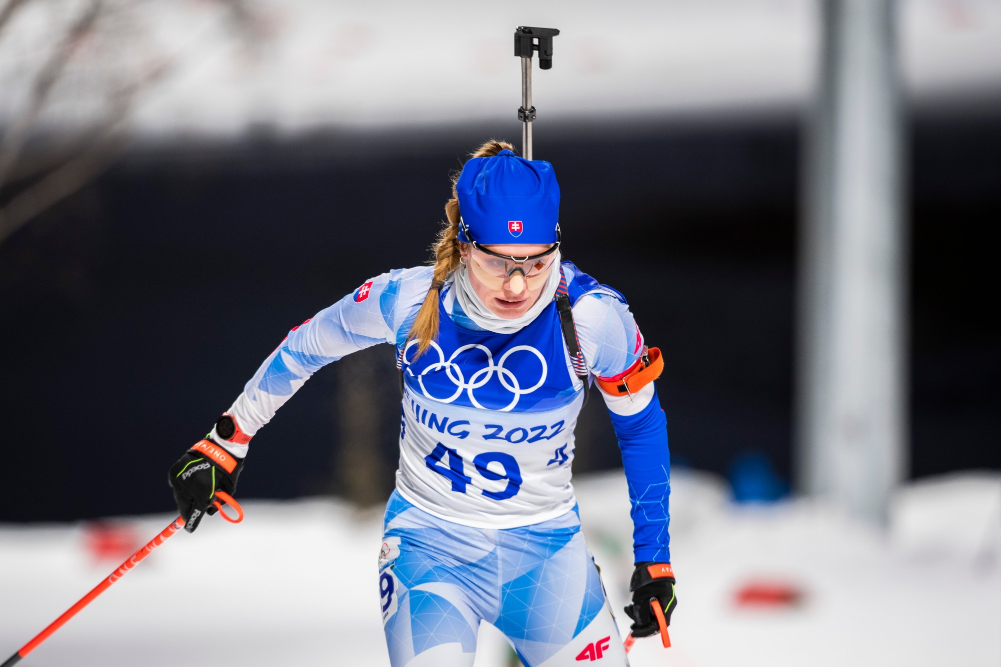 Slovenská biatlonistka Ivona Fialková.