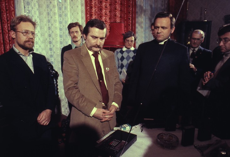 Lech Wałęsa z Pokojową Nagrodą Nobla