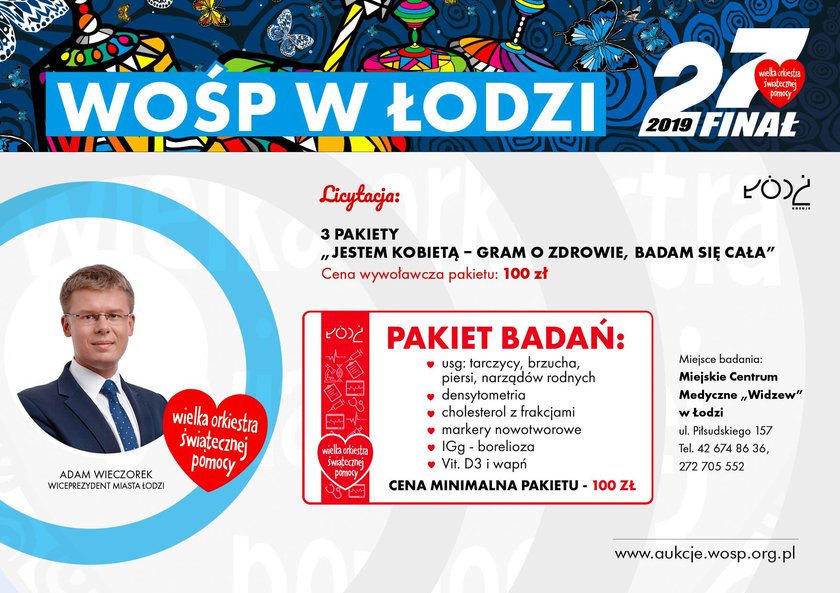 WOŚP w Łodzi 2019