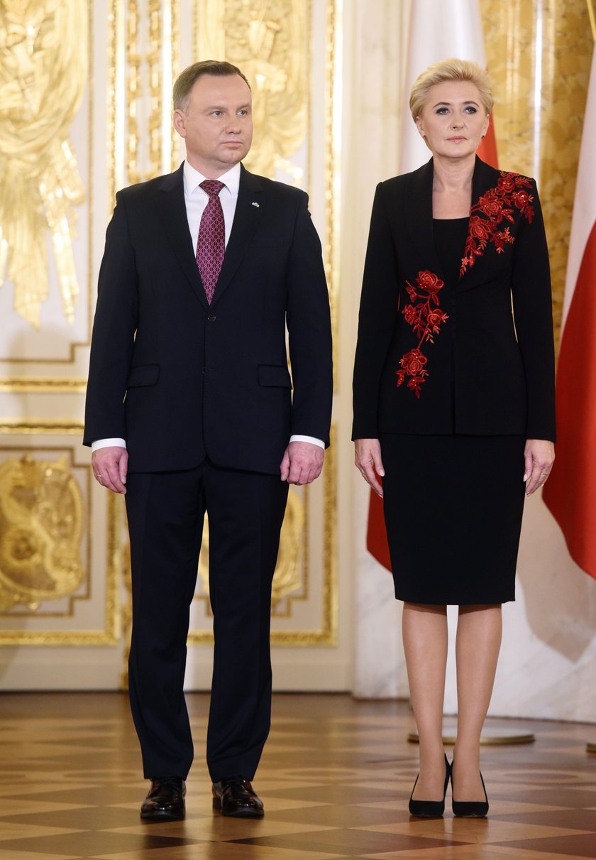 Andrzej Duda z małżonką