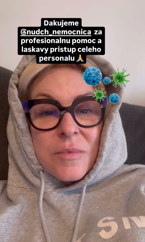 Wandu Adamík Hrycovú skolila chrípka.