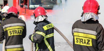 Płonął szpital w Pruszkowie. Cztery osoby poszkodowane