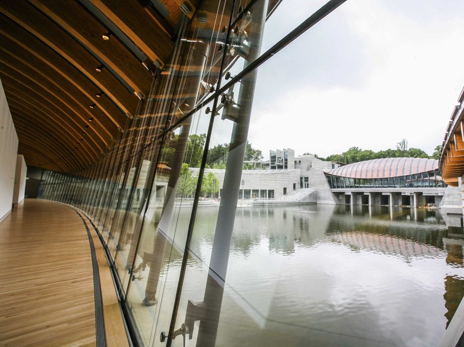 Crystal Bridges Museum in Arkansas.