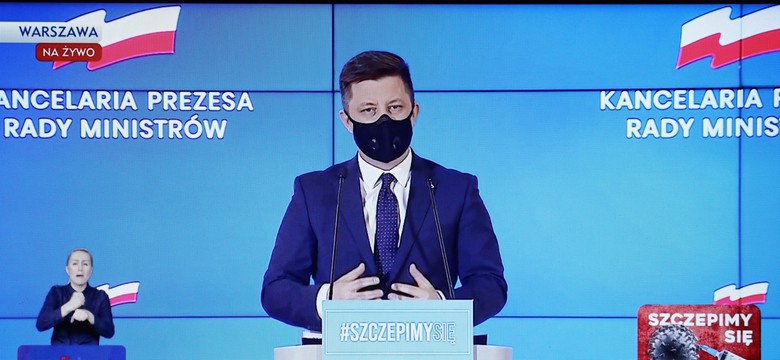 Dworczyk:  Osoby zaangażowane do kampanii reklamowej jeszcze nie zostały zaszczepione