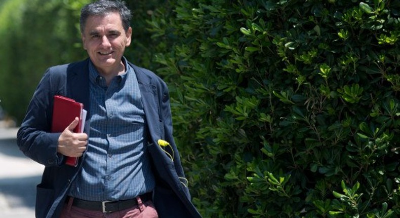 Greece's new Finance Minister Euclid Tsakalotos, who will present Greece's plans to its creditors at emergency bailout meetings today.