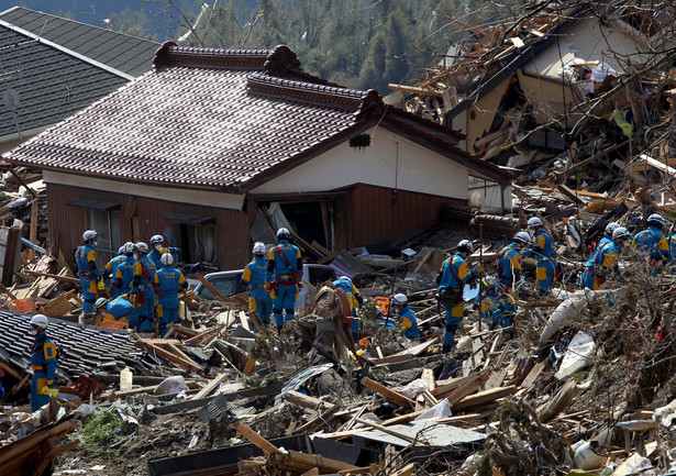Krajobraz po trzęsieniu ziemi w Japonii, Rikuzentakada, prefektura Iwate (5).
