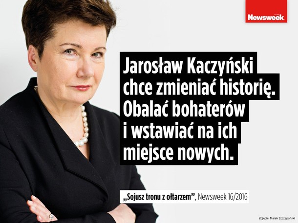 Hanna Gronkiewicz-Waltz dla Newsweeka