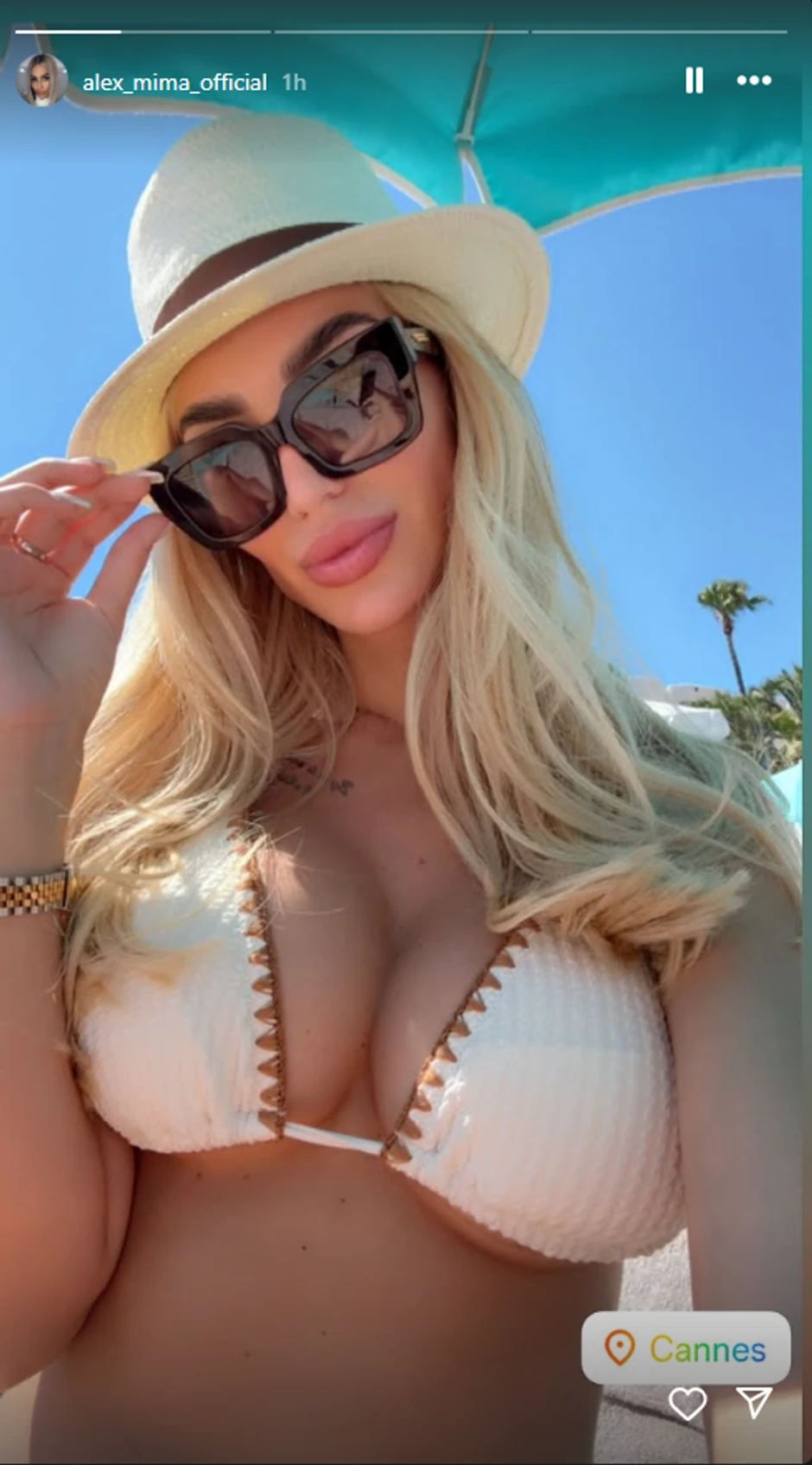 Aleksandra Nikolić u Francuskoj uživa na moru