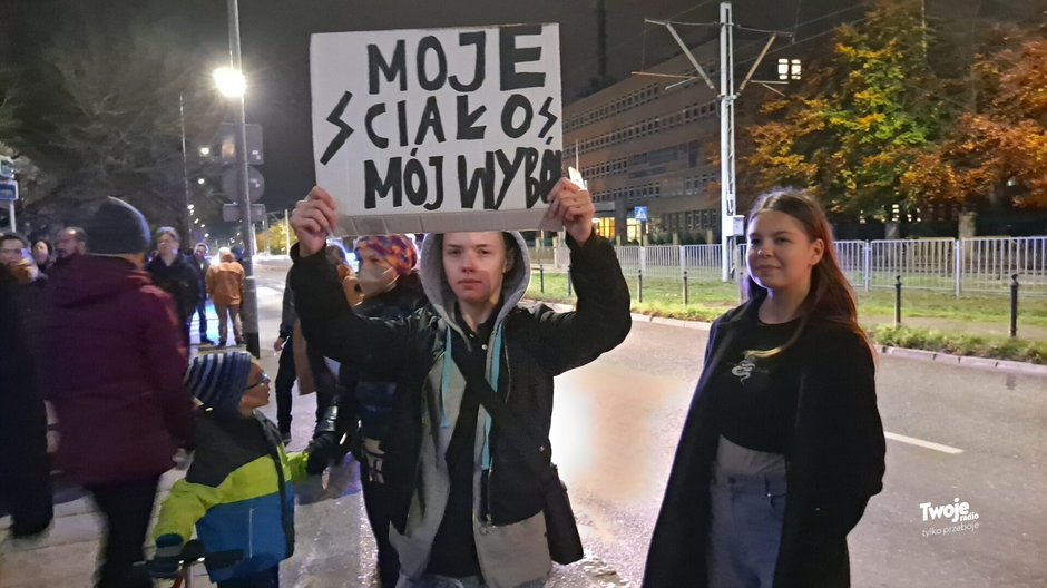 Tłumy na manifestacji w Szczecinie, foto: Janusz Merz/Twoje Radio