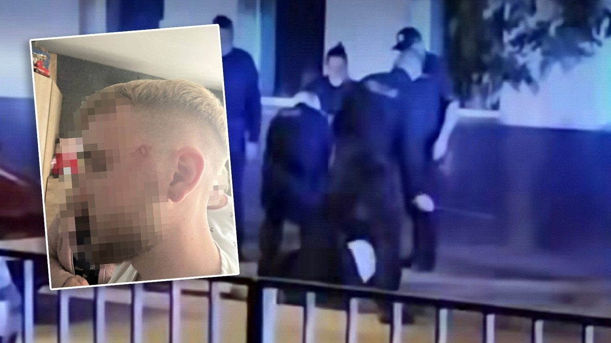 Brutalna interwencja policjantów w Wołominie. Bili pałką skutego 20-latka