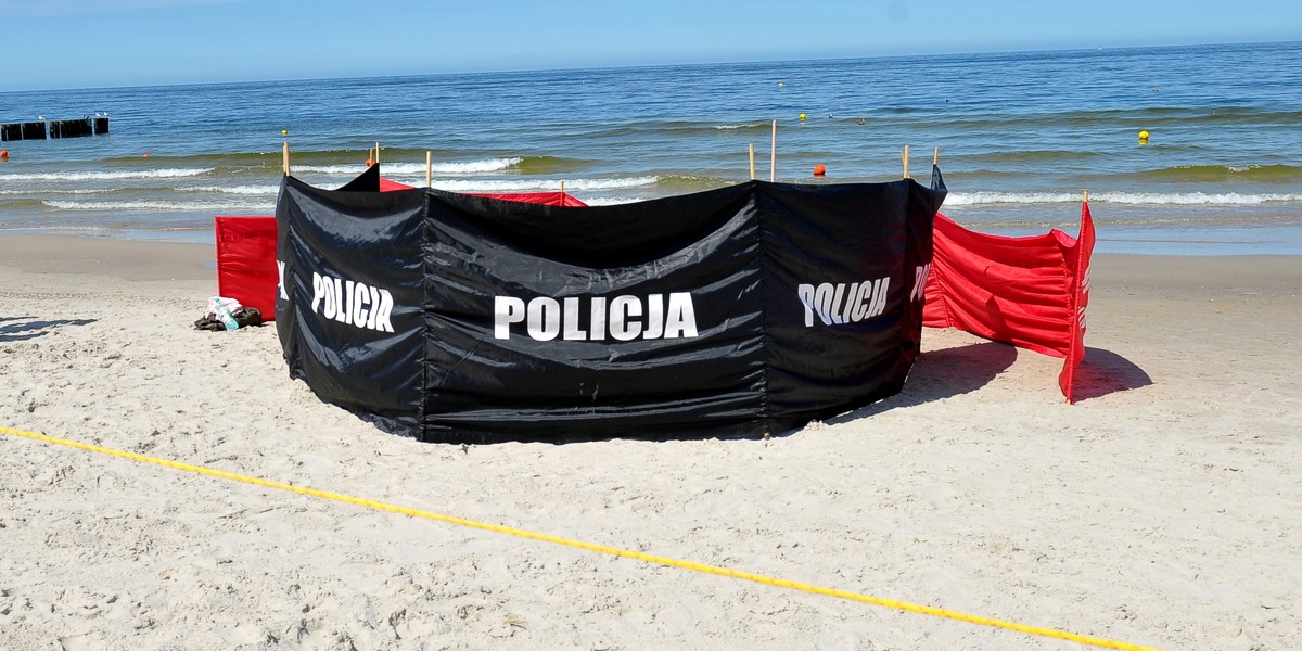 Tragedia na plaży w Gdańsku! 