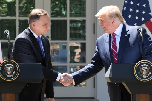 Andrzej Duda i Donald Trump