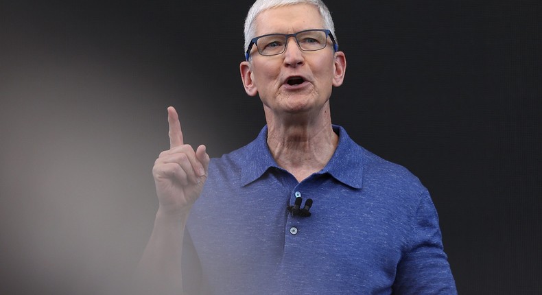 Tim Cook has previously said that Apple doesn't strive to keep people on their phones all day.Justin Sullivan/Getty