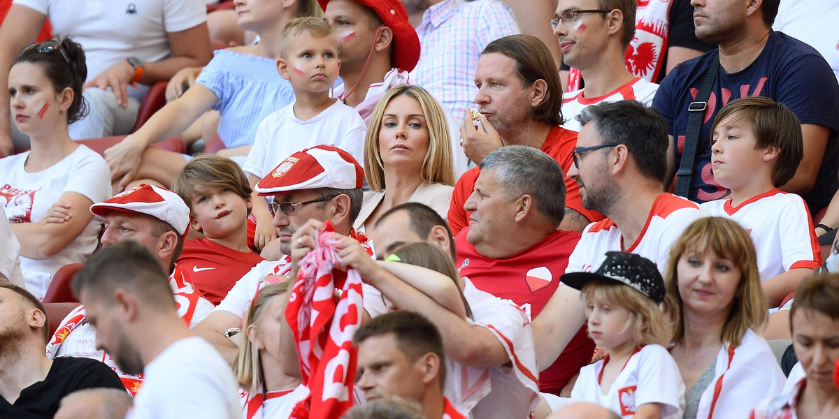 Małgorzata Rozenek-Majdan na meczu Polska-Litwa