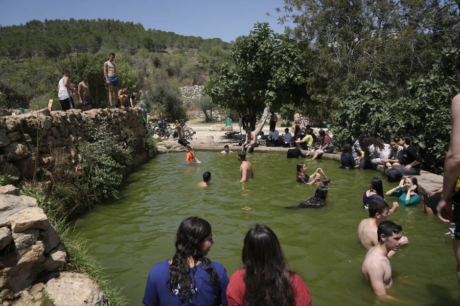 Talas vrućine na Bliskom istoku - Jerusalim, Izrael