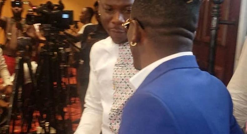Shatta Wale and Stonebwoy at joint press conference