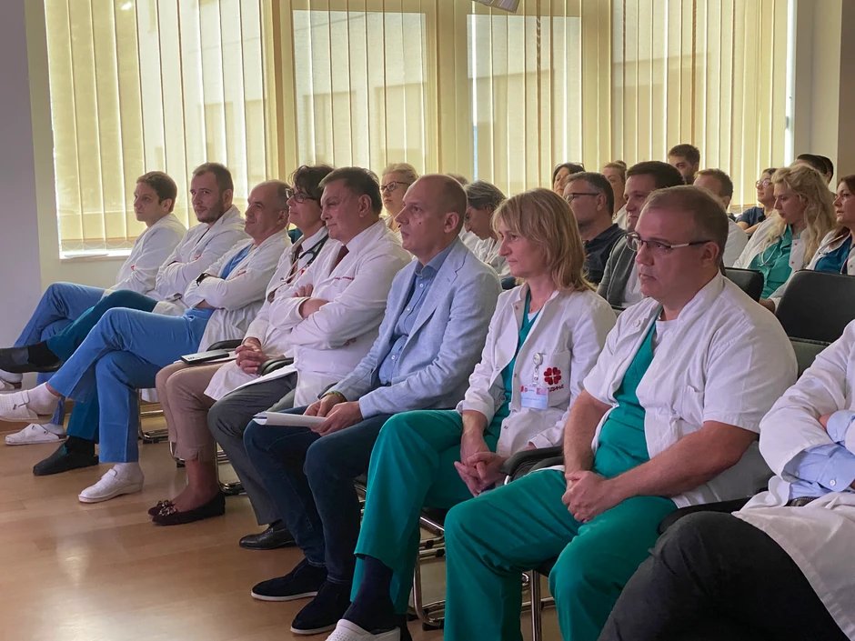 Konferencija za medije povodom postizanja novog svetskog rekorda u broju izvedenih TAVI procedura