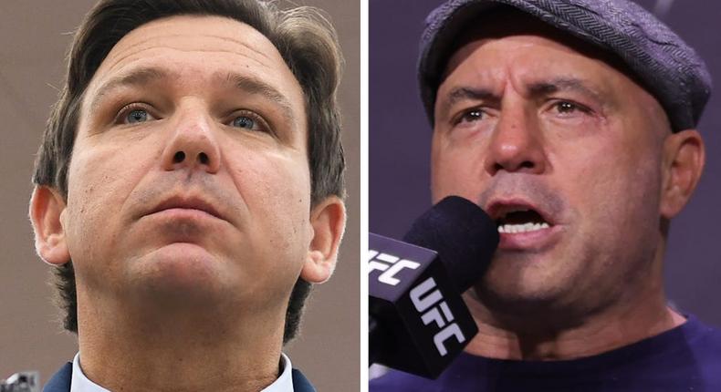 Florida Gov. Ron DeSantis told podcaster Joe Rogan not to apologize to the mob. Rogan issued an apology amid a scandal over viral video, where he was heard saying the N-word 24 times.