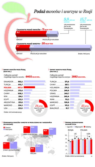 Sankcje nie wyjdą Rosji na zdrowie. Produkty w sklepach będą coraz gorsze