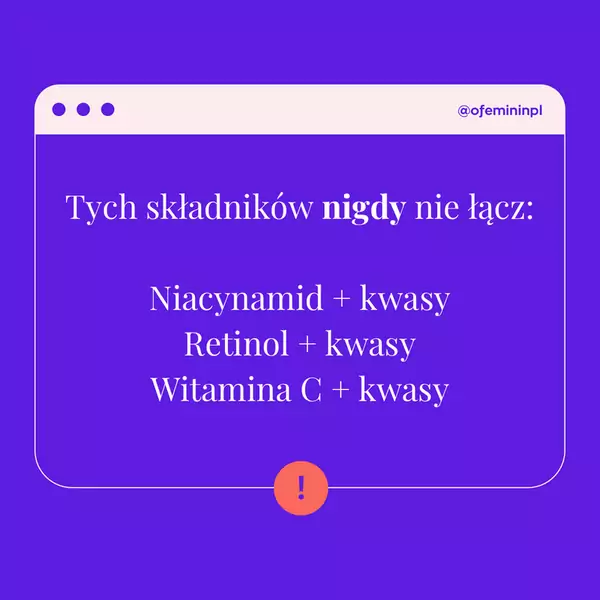Infografika kwasy - wszystko, co powinnaś wiedzieć / ofeminin.pl