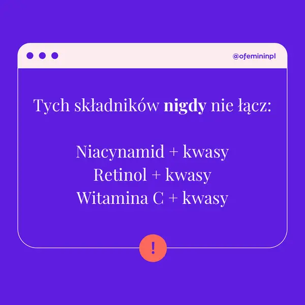 Infografika kwasy - wszystko, co powinnaś wiedzieć / ofeminin.pl