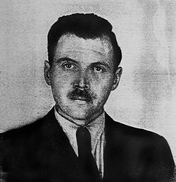 Josef Mengele, zdjęcie policyjne do dokumentów w Brazylii, 1956 r.