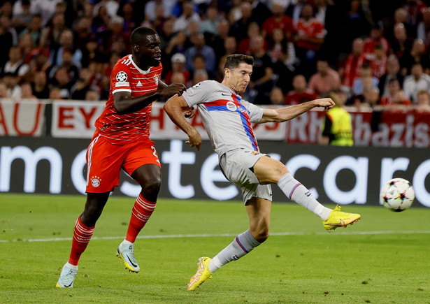 Dayot Upamecano i Robert Lewandowski