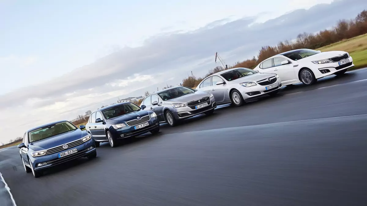 Nowy Volkswagen Passat kontra Kia Optima, Opel Insignia, Peugeot 508, Skoda Superb