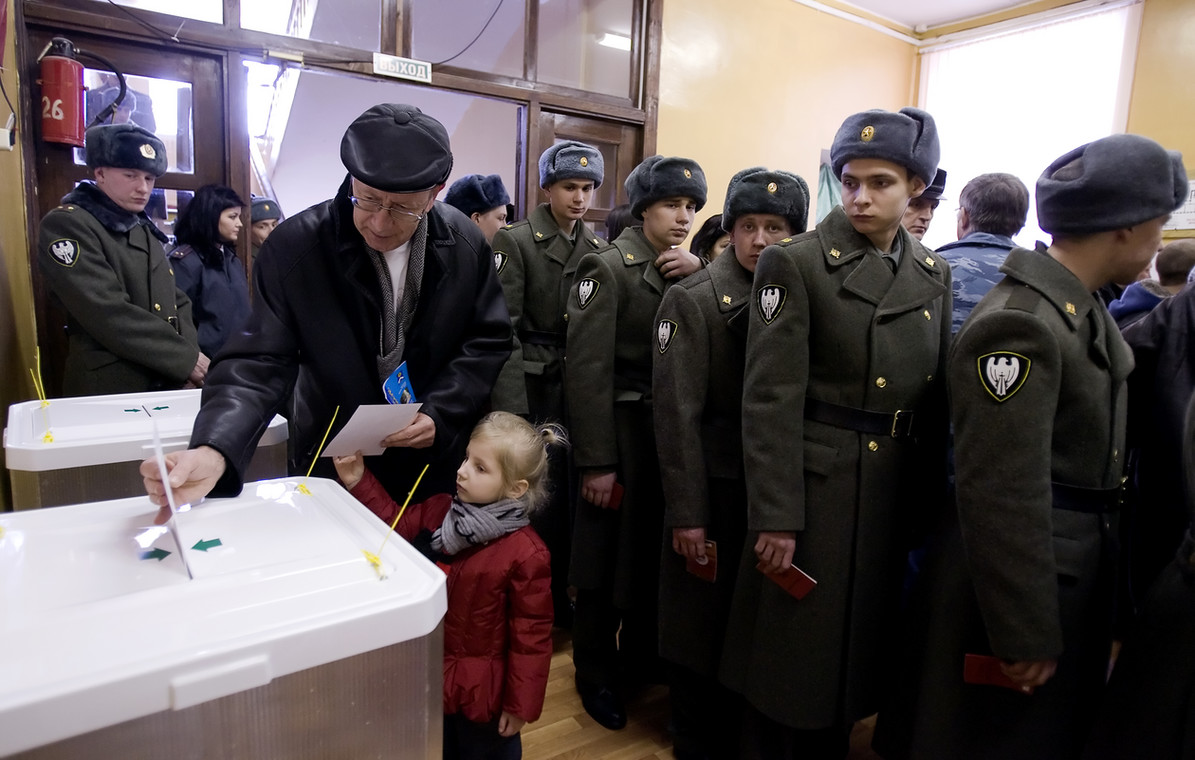 Wybory do Domu. Żołnierze głosują w Moskwie