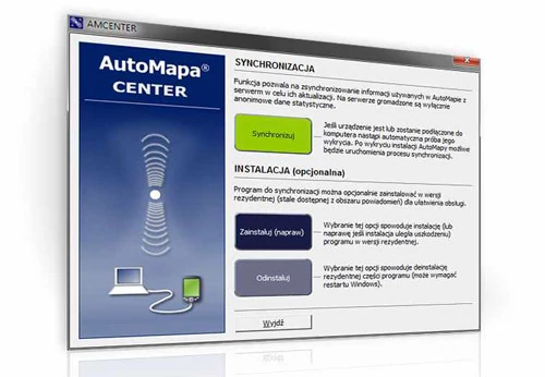 Aplikację AM Center docenią przede wszystkim użytkownicy starszych GPS-ów pozbawionych dostępu do internetu