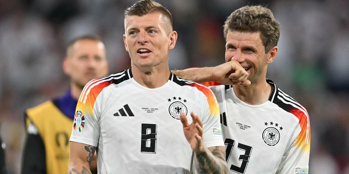 Toni Kroos i Thomas Mueller.