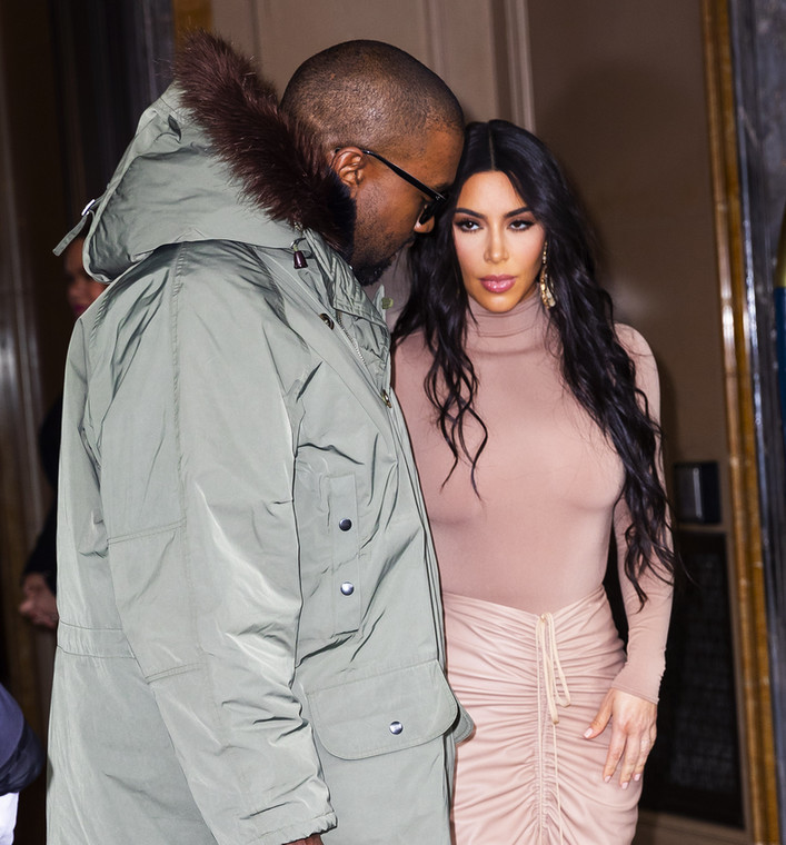 Kim Kardashian i Kanye West w Nowym Jorku, 2020 r.